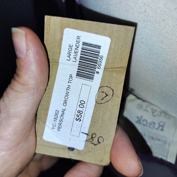 Style Rack Purple Floral Crop Top - Picture 5 of 5